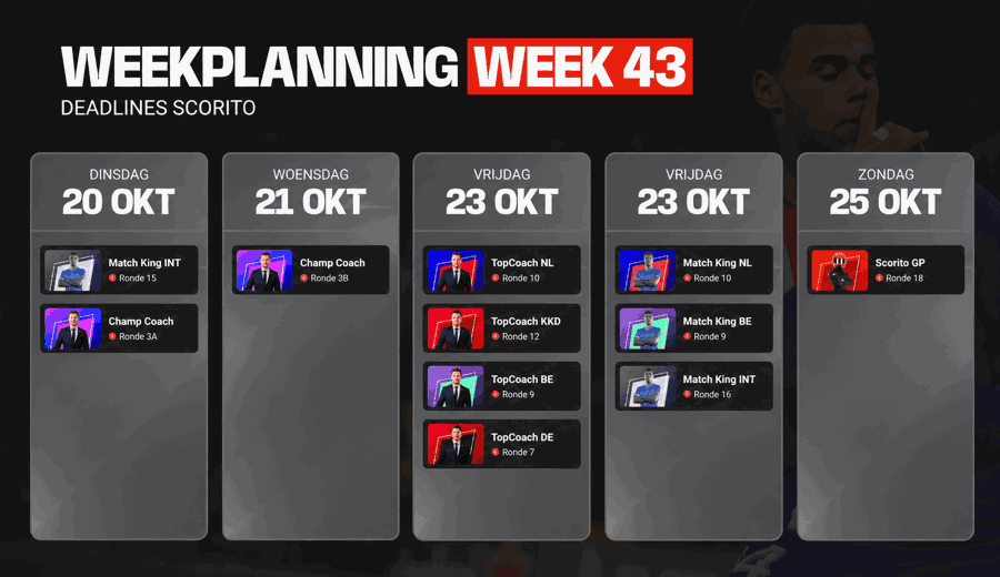 Weekplanning 43 (1)