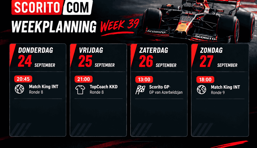 Weekplanning 39 Klein